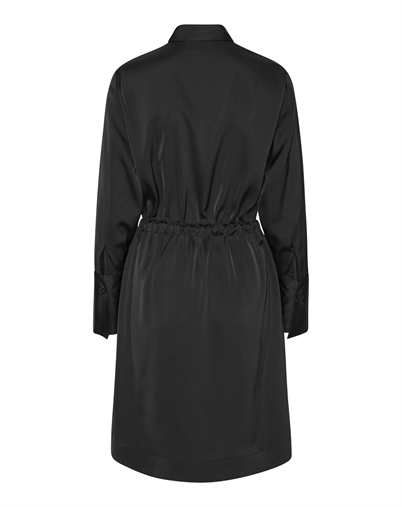 NAKITA DRESS - HAMMERED BLACK